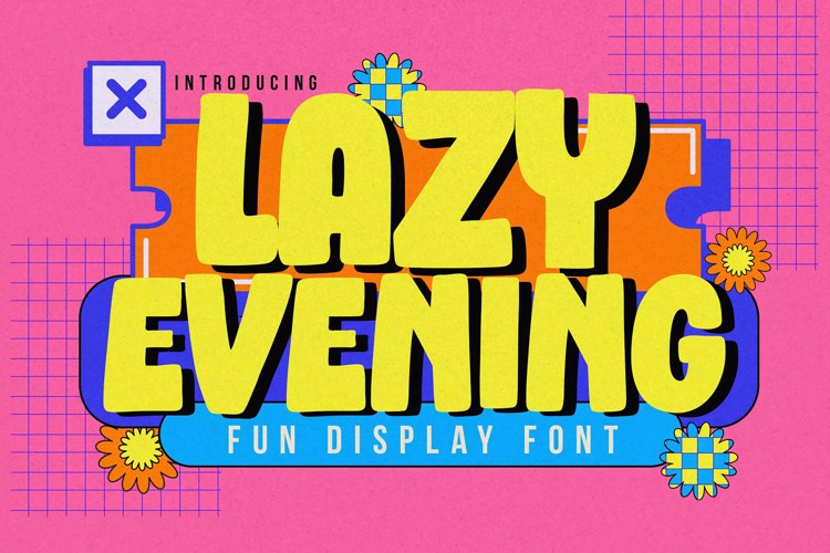 Preview of Lazy Evening Font