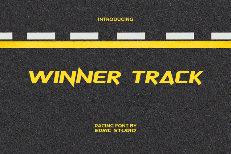 Winner Track Font