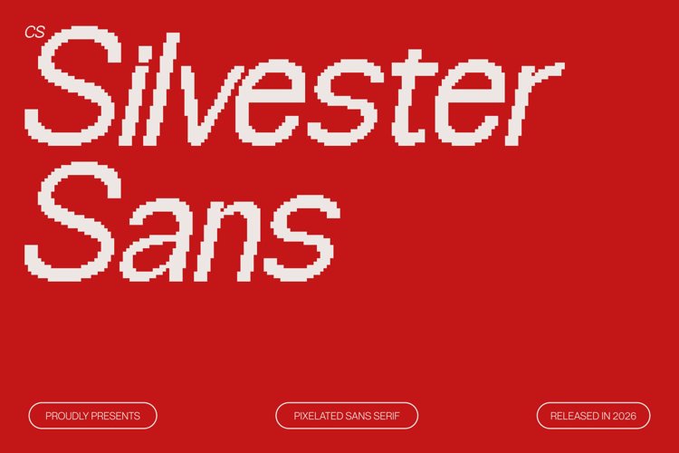 Preview of CS Silvester Pixel Font