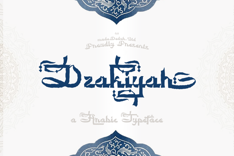 Preview of Dzakiyah Font