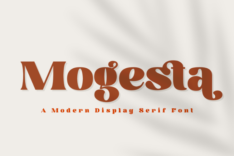 Preview of Mogesta Font