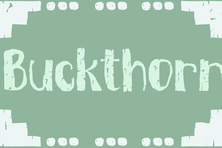 DK Buckthorn Font
