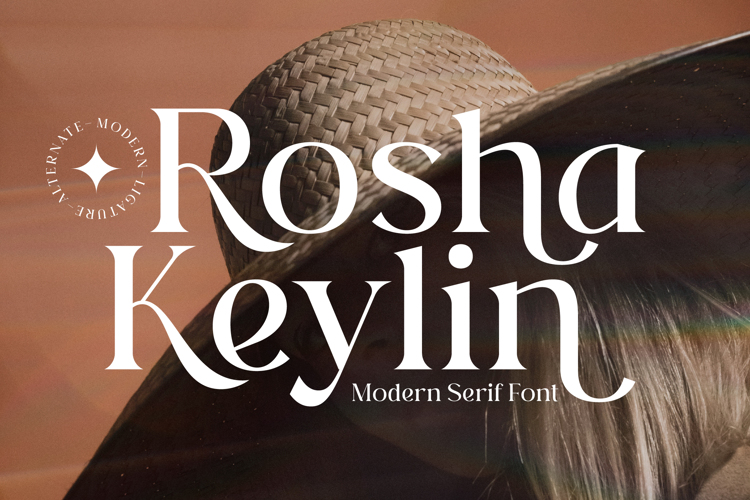 Preview of Rosha Keylin Font