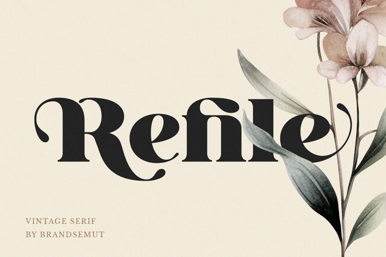 Refile Font