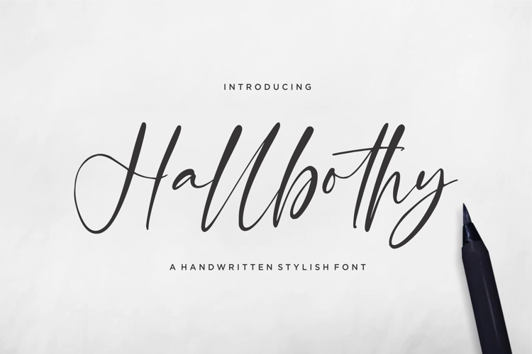 Hallbothy Font