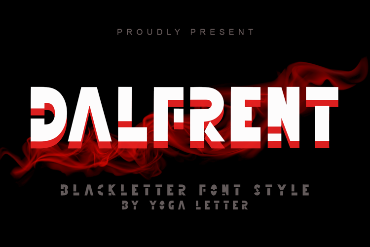 Preview of Dalfrent Font
