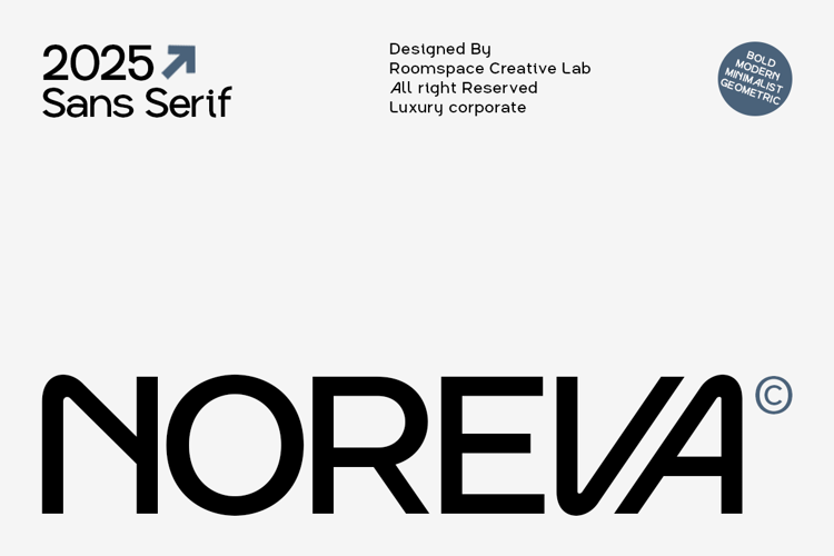 Preview of Noreva Font