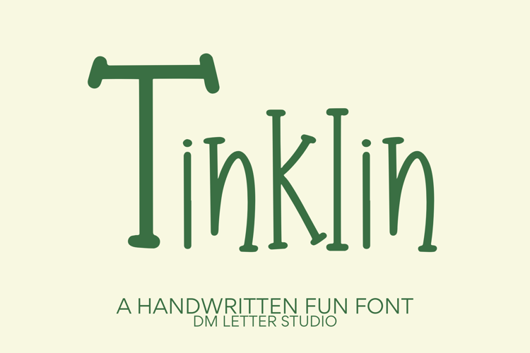 Preview of Tinklin Font