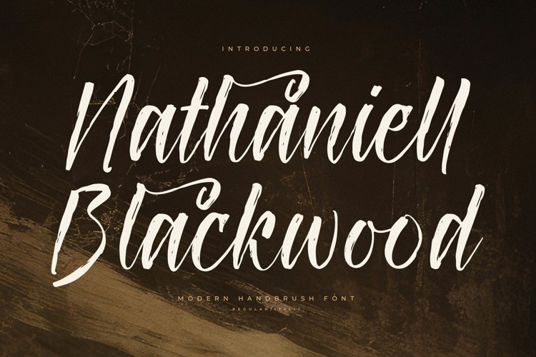 Nathaniell Blackwood Font