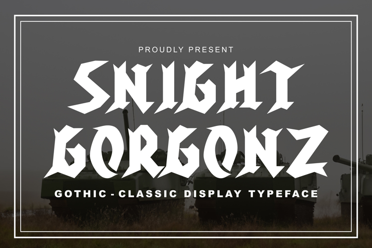 Snight Gorgonz Font