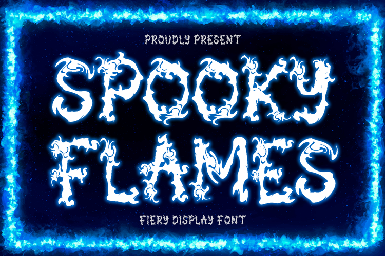 Spooky Flames Font