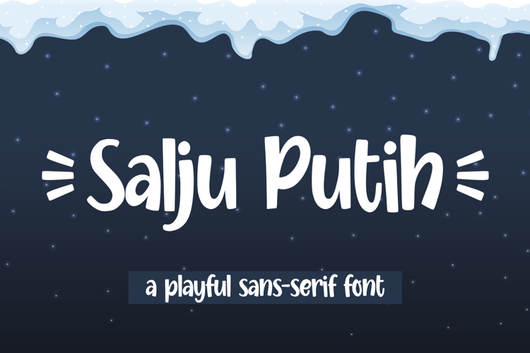Preview of Salju Putih Font