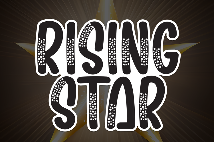 Preview of Rising Star Font