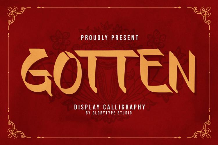 GOTTEN Font