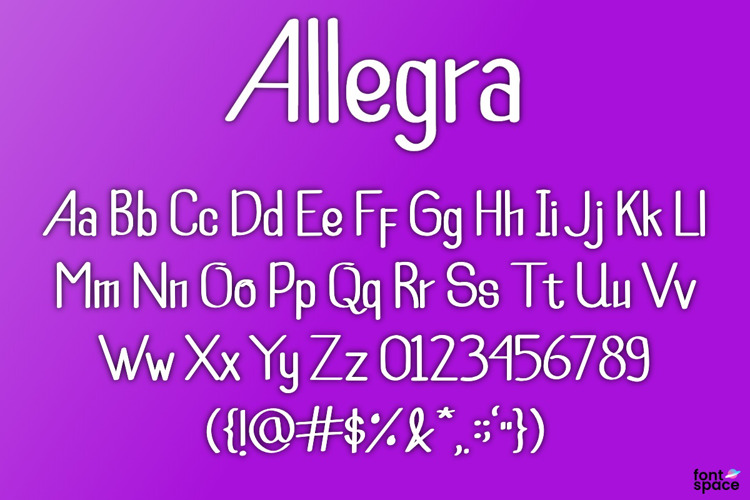 Allegra Font