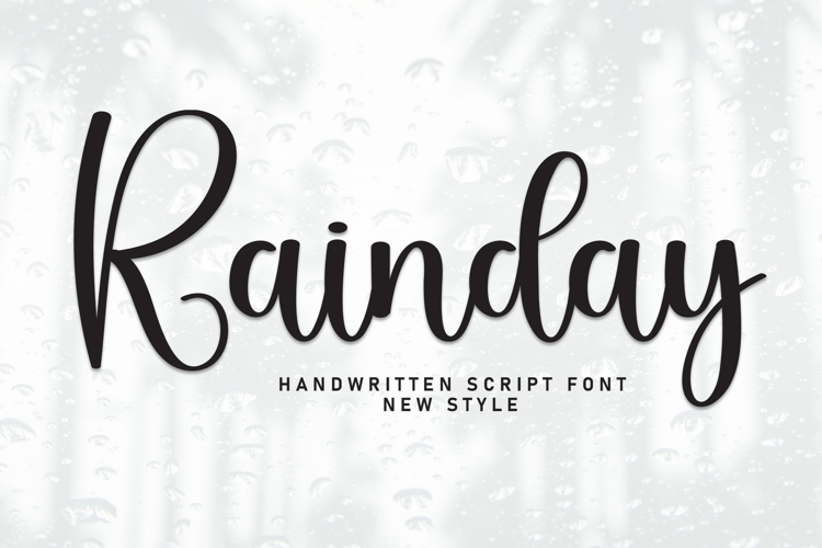 Preview of Rainday Font