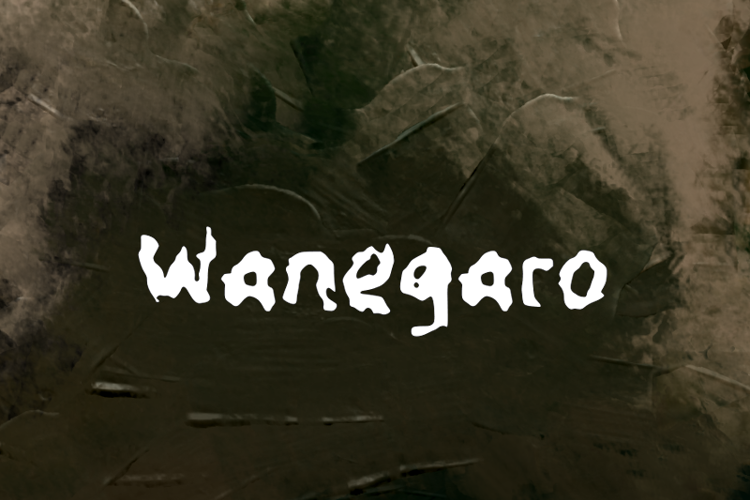 Preview of w Wanegaro Font