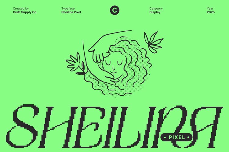 Preview of Sheilina Pixel Font