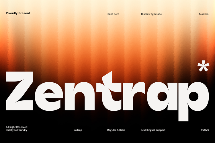 Preview of IT Zentrap Font