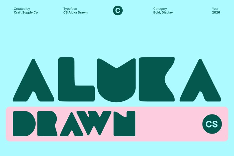 Preview of CS Aluka Drawn Font