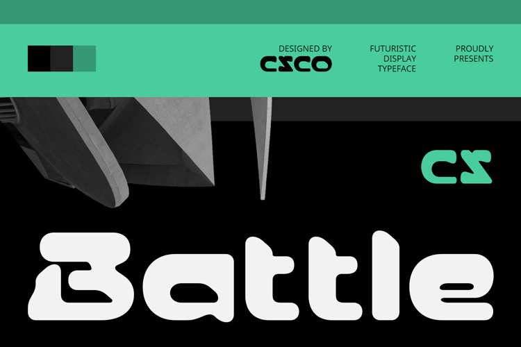 Preview of CS Battle Font
