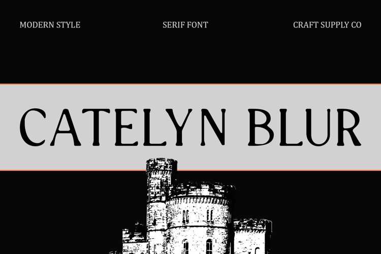 Catelyn Blur Font