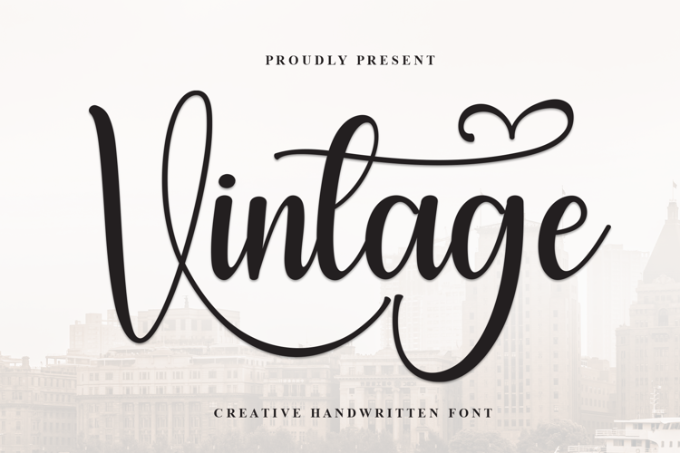 Preview of Vintage Font