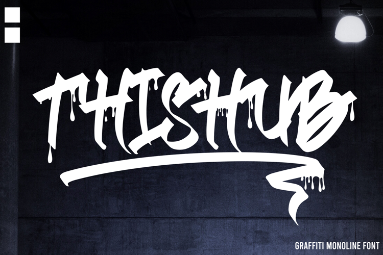 Thishub Graffiti Font