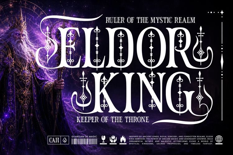 Preview of Rune Fate Font