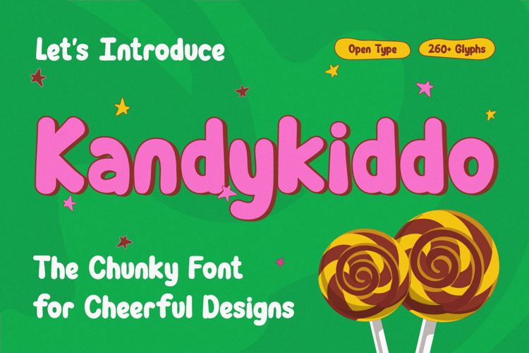 Preview of Kandykiddo Font
