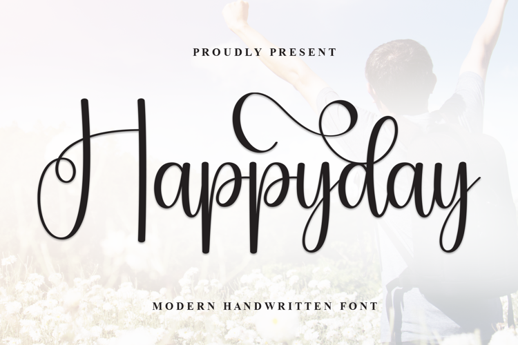 Preview of Happyday Font