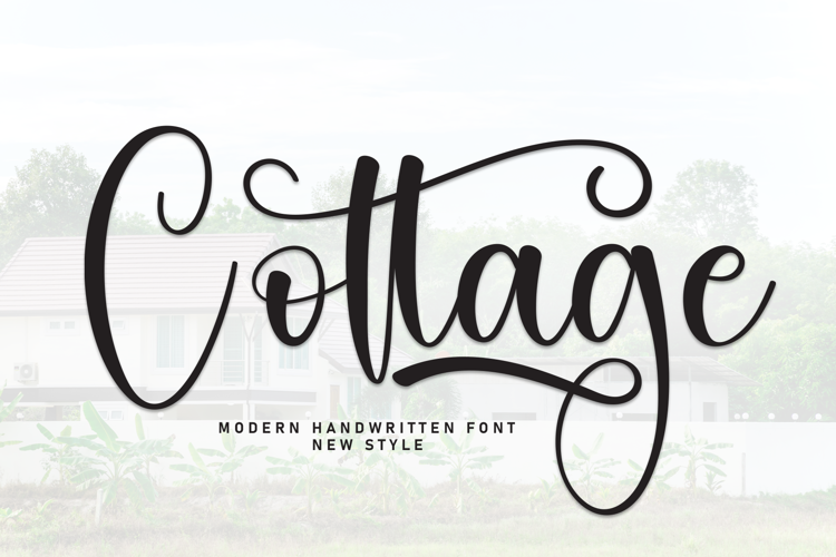 Preview of Cottage Font