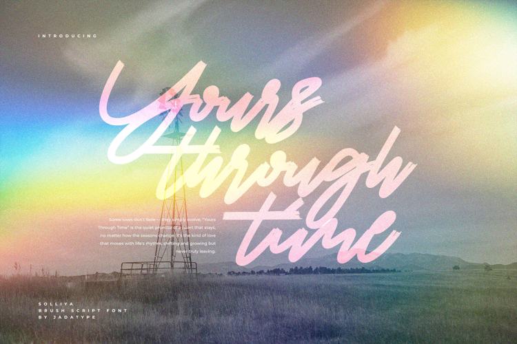 Preview of Solliya Font