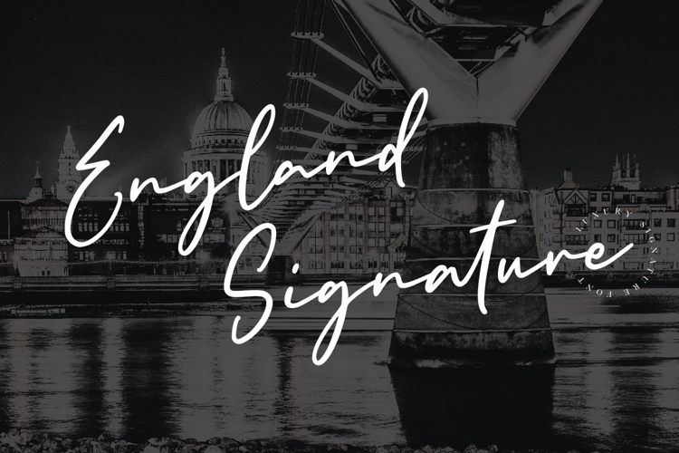 England Signature Font