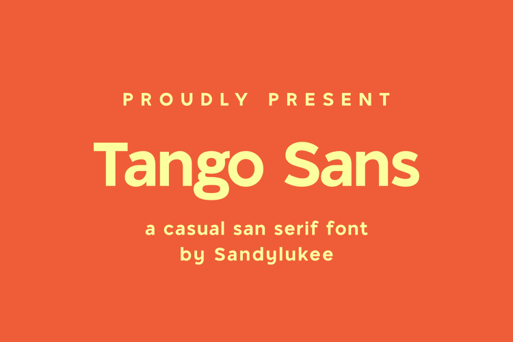 Tango Sans Font