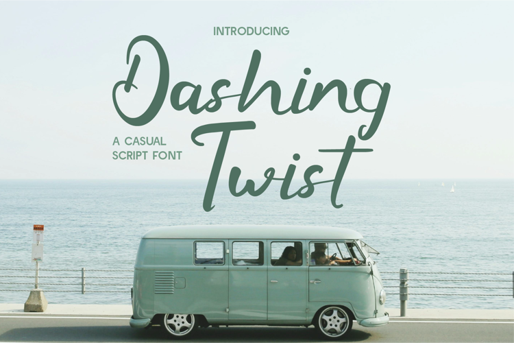 CF Dashing Twist Font