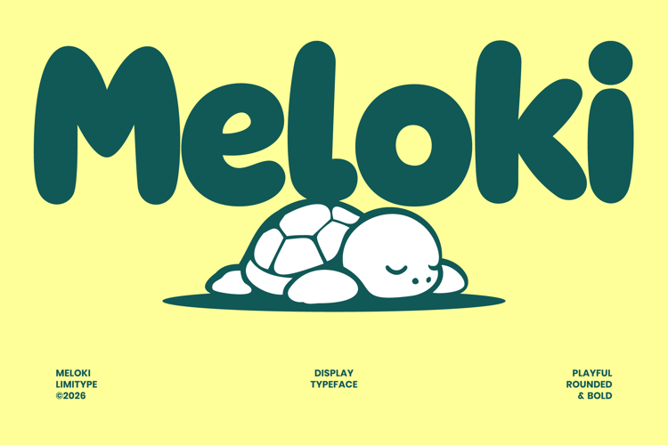 Preview of Meloki - Bold Playful Font