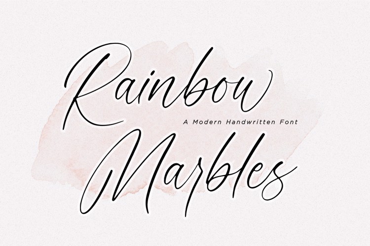 Rainbow Marbles Font