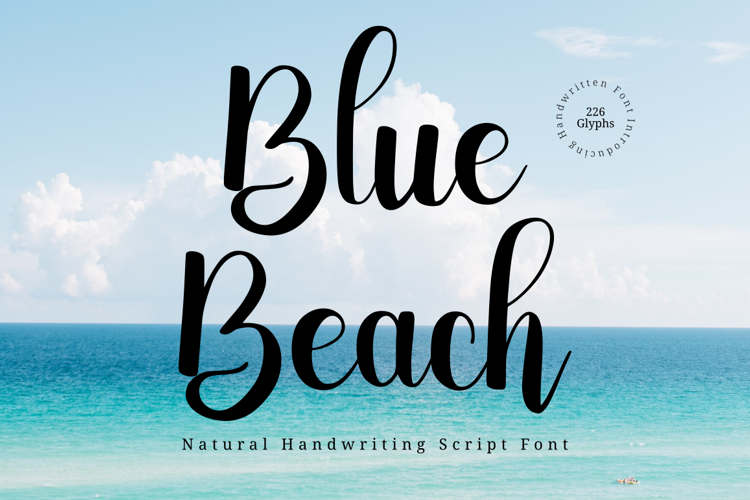 Blue Beach Font