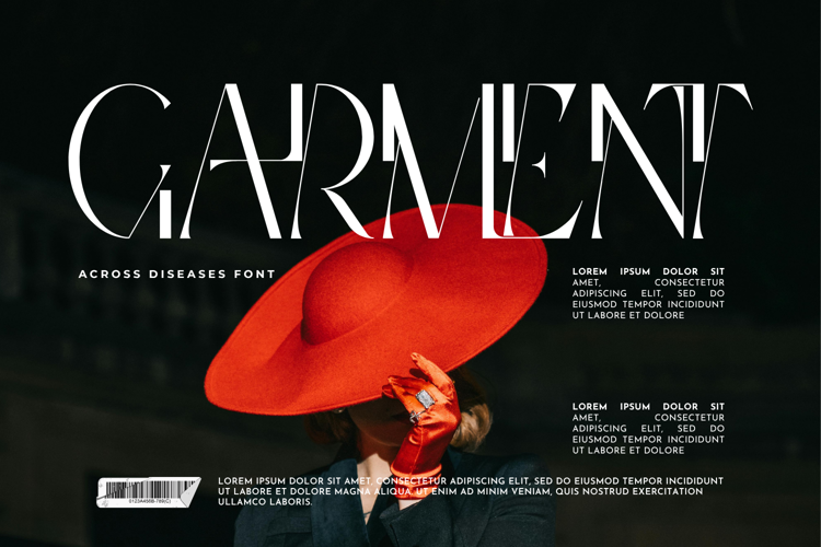 Preview of ACROSS DISEASES Font