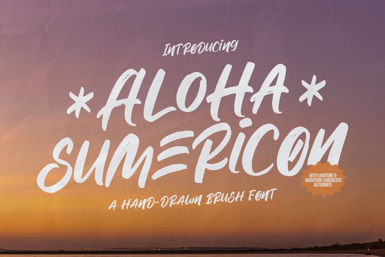 Aloha Sumericon Font