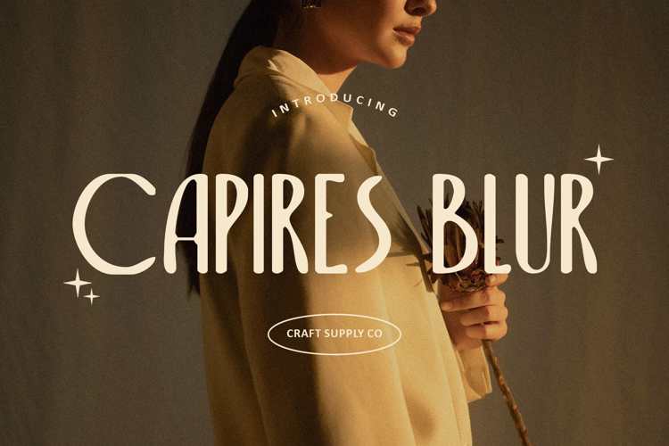 Capires Blur Font