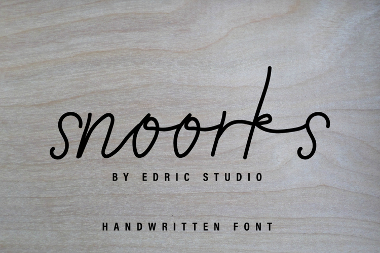 Snoorks Font
