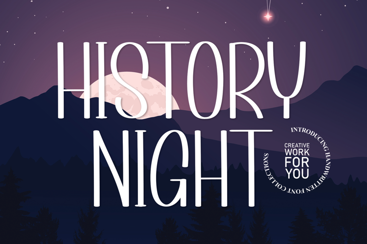 History Night Font