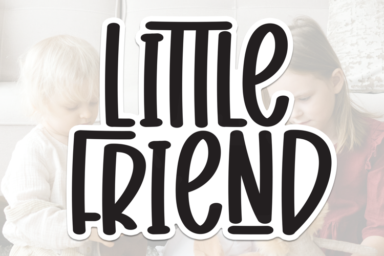 Preview of Little Friend Font