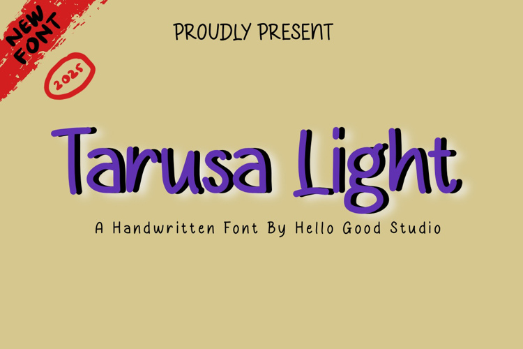 Preview of Tarusa Light Font