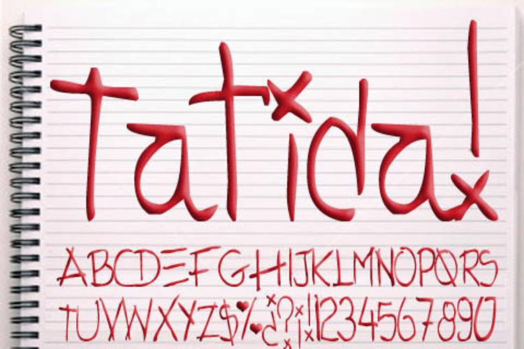 Tatida!  Font