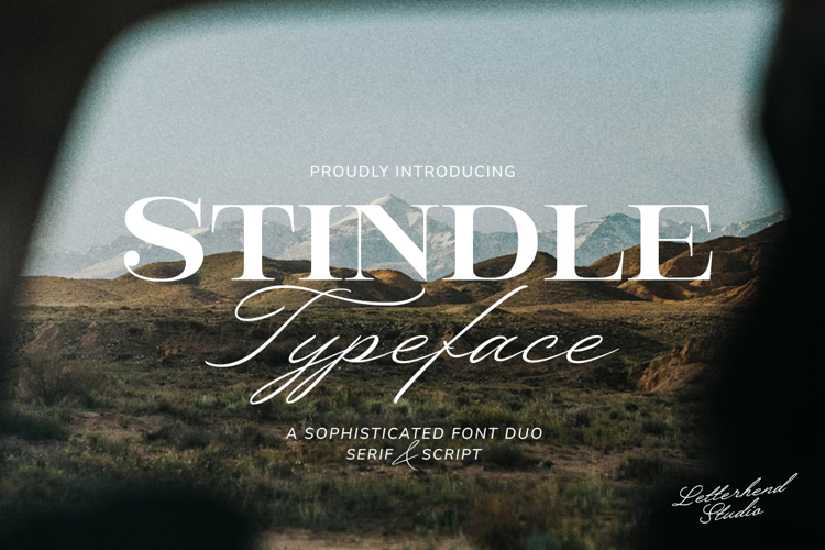 Preview of Stindle Wedding Font