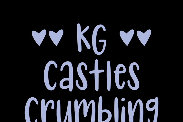 KG Castles Crumbling Font