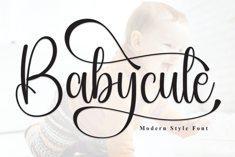 Preview of Babycute Font